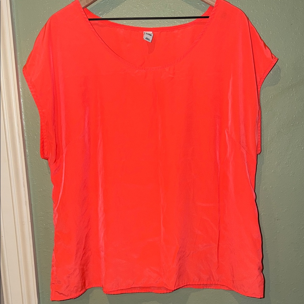 Old Navy Women's Vibrant Coral Blouse